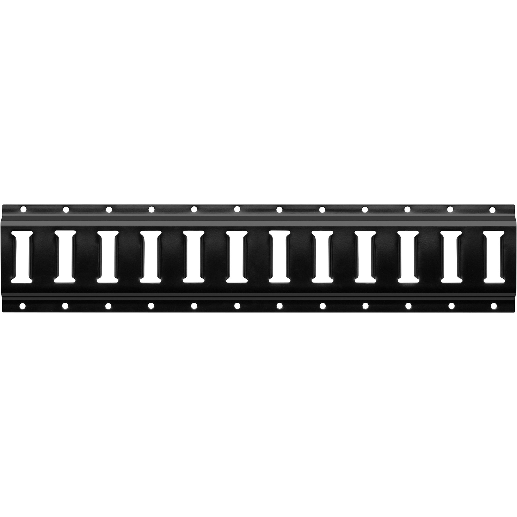 CargoSmart E-Track Rail, 24in., Black Matte, Model# 6649